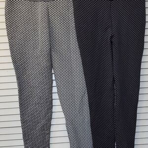 Stylish Black and White Women's Pants
